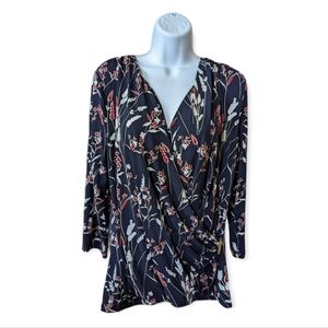 Charter Club Long Sleeved V Neck Top Sz XL